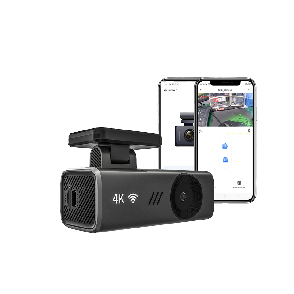 Carlover DashCam 4K WiFi Car DVR Camera with Loop Recording