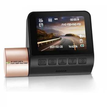 A309 4K Mini Car DVR Dash Cam with WiFi, GPS & Dual Lens