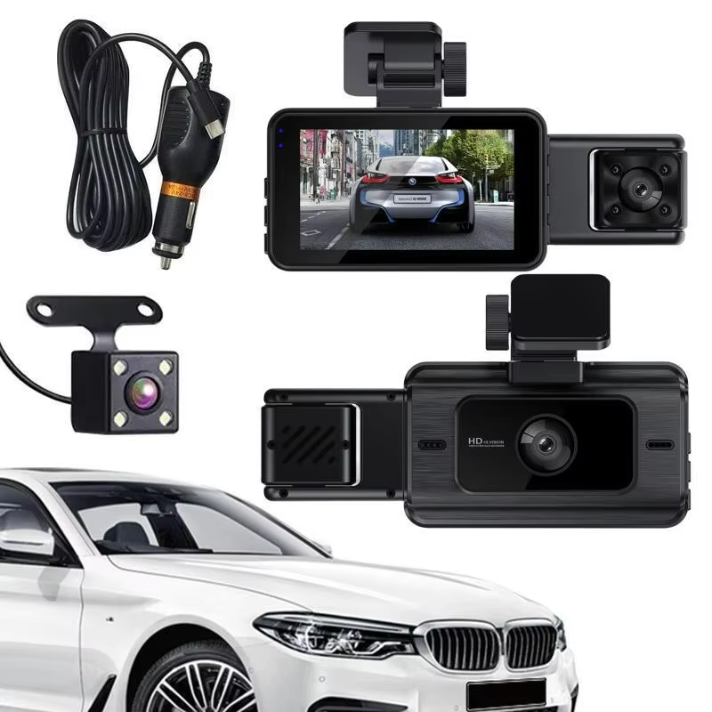ORANGLES 360 Parking Recorder Dash Cam with 4K Front & 1080P Rear, IPS Screen, Three Lens - high resolution display - exposing craftsmanship - Image 2 of 2 | built for everyone | 360 Parking Recorder Dash Cam with 4K Front & 1080P Rear, IPS Screen, Three Lens for sale Georgia | Free Shipping ORANGLES