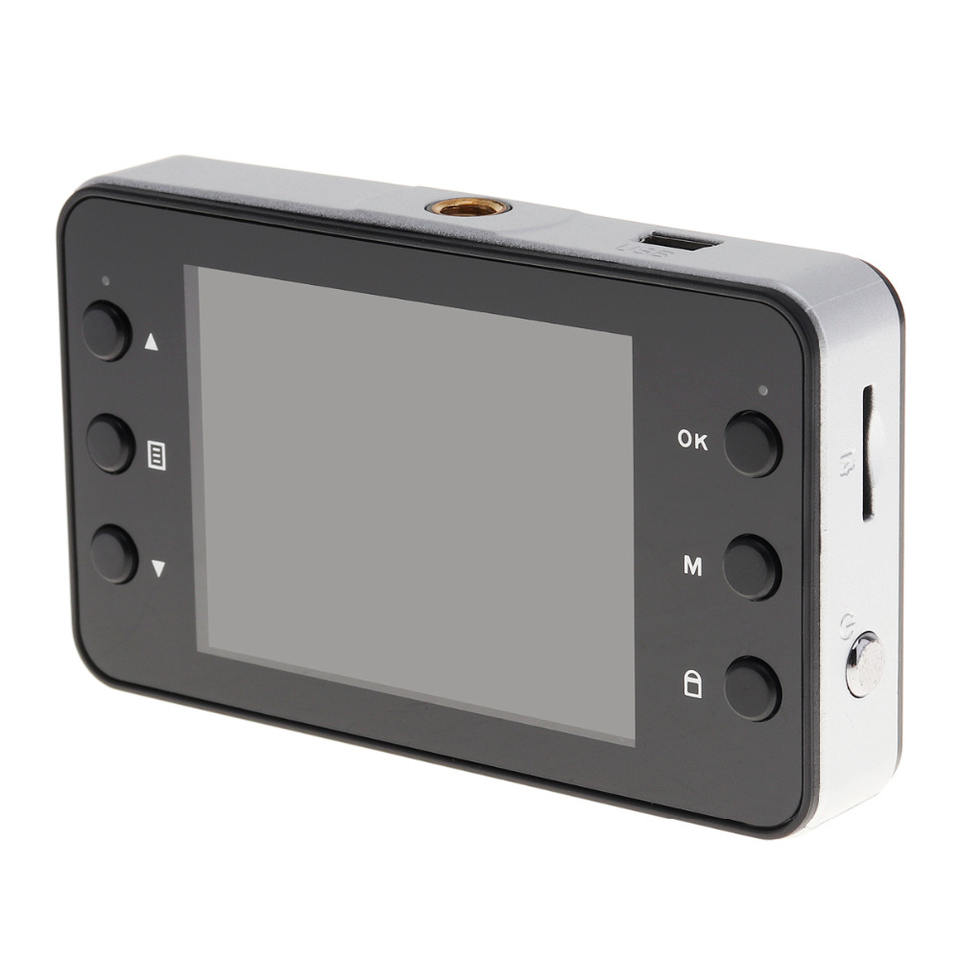 K6000 1080P Mini Car DVR Dash Cam with 2.4‑Inch Screen & Dual LED Night Vision