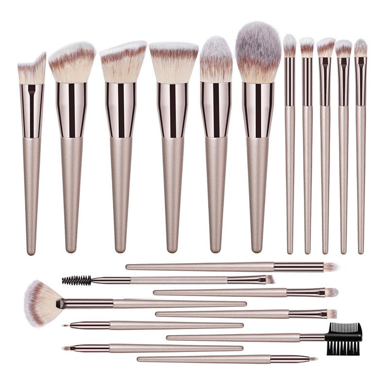 ORANGLES High Quality 20 Pcs Makeup Brush Set – Blush, Eye Shadow & Foundation Powder Cosmetic Brushes - high resolution display - exposing craftsmanship - Image 2 of 2 | built for everyone | High Quality 20 Pcs Makeup Brush Set – Blush, Eye Shadow & Foundation Powder Cosmetic Brushes for sale Georgia | Free Shipping ORANGLES