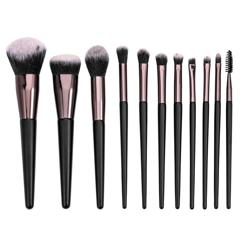 ORANGLES 14‑Piece Black Makeup Brush Set – Professional Cosmetic Brushes with Custom Logo Branding - high resolution display - exposing craftsmanship - Image 2 of 2 | built for everyone | 14‑Piece Black Makeup Brush Set – Professional Cosmetic Brushes with Custom Logo Branding for sale Georgia | Free Shipping ORANGLES