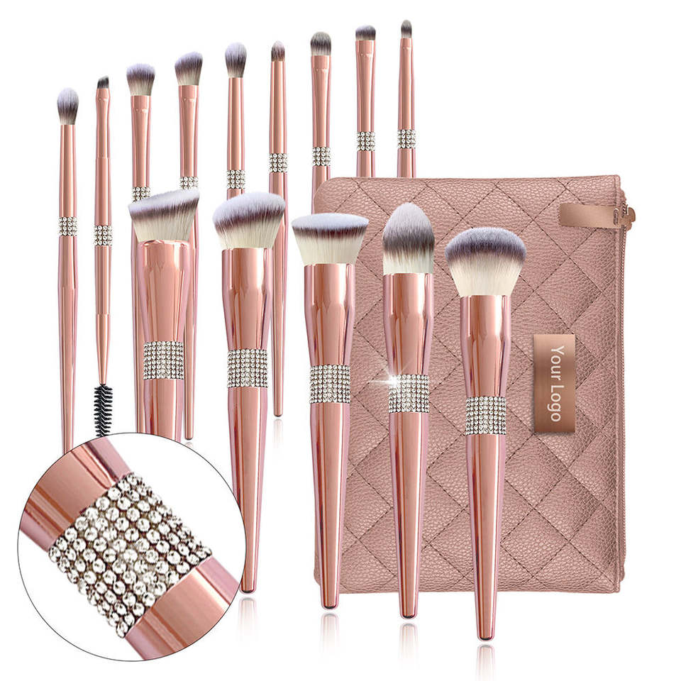 ORANGLES Custom Luxury Makeup Brush Set – Delicate Soft Bristles, Private Label Wholesale, Professional Cosmetic Tools - high resolution display - exposing craftsmanship - Image 2 of 2 | built for everyone | Custom Luxury Makeup Brush Set – Delicate Soft Bristles, Private Label Wholesale, Professional Cosmetic Tools for sale Georgia | Free Shipping ORANGLES
