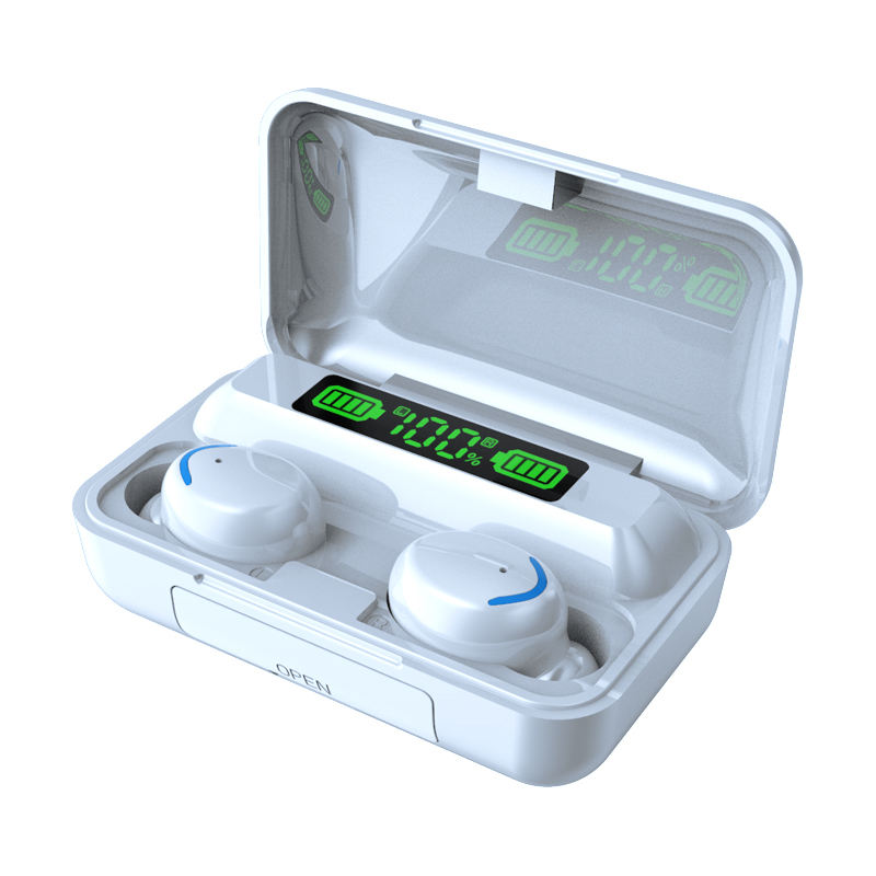 ORANGLES F9 Cheapest Waterproof TWS Earbuds | LED Bluetooth 5.3 Gaming Headphones for iPhone & Android - high resolution display - exposing craftsmanship - Image 2 of 2 | built for everyone | F9 Cheapest Waterproof TWS Earbuds | LED Bluetooth 5.3 Gaming Headphones for iPhone & Android for sale Georgia | Free Shipping ORANGLES