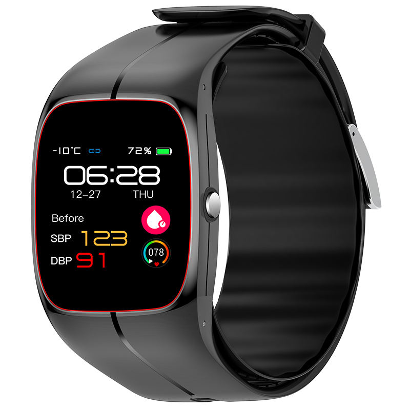 TP20 Smart Health Watch – Airbag Airpump Blood Pressure Monitor, High Precision Body Temperature & Red Light Blood Oxygen Tracker