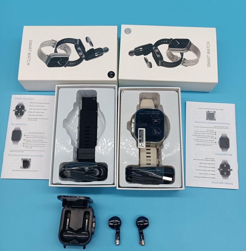 ORANGLES Montre Connecté D8E Smart Watch – Fashion Sports Smartwatch with BT Call, Heart Rate Monitor & Earbuds | Relogio Deportivo - high resolution display - exposing craftsmanship - Image 2 of 2 | built for everyone | Montre Connecté D8E Smart Watch – Fashion Sports Smartwatch with BT Call, Heart Rate Monitor & Earbuds | Relogio Deportivo for sale Georgia | Free Shipping ORANGLES