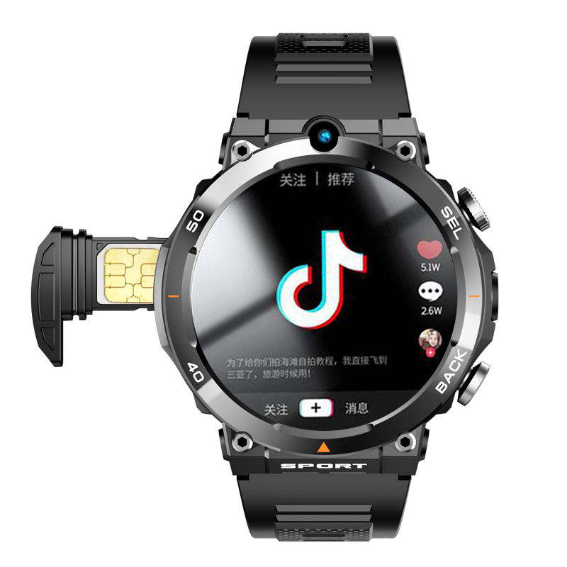 2024 New Arrival H10 Smart Watch – 4G/5G Android Smartwatch with WiFi, GPS, Dual Camera, Video Call, NFC, 2+16GB & 900mAh Battery
